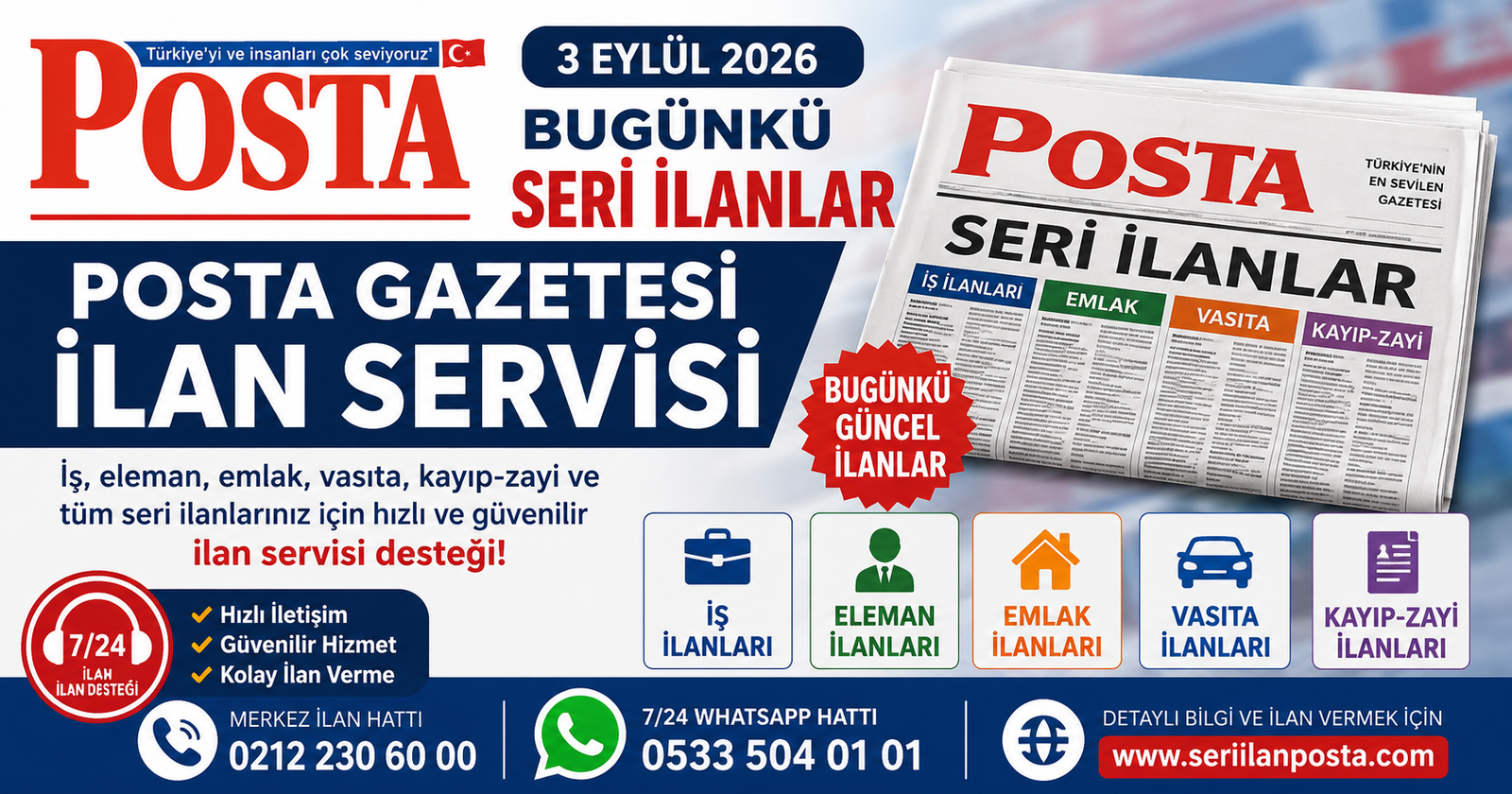 Posta Gazetesi İlan Servisi